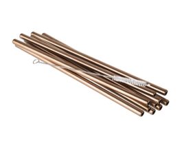 Metallist joogikõrred 15cm vask 10tk