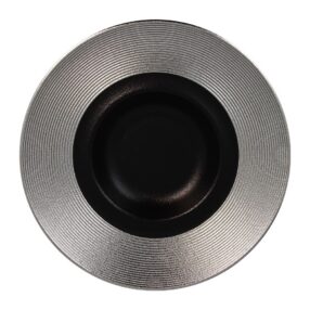 Taldrik Metalfusion hõbe 26cm sügav, mustriga