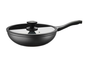 Wok pann Pro 30cm 4,8L, kaanega, non-stick, induktsioon