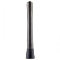 Kokteilinui 21cm plastotsaga, must PVD