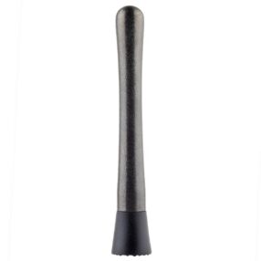Kokteilinui 21cm plastotsaga, must PVD