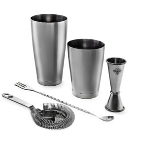 Baaritarvikute komplekt Speakeasy Basic, must