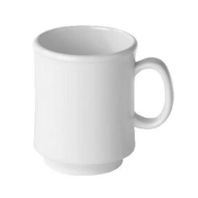 Kruus 300ml valge melamiin virnastatav